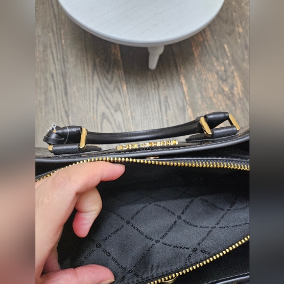 Michael Kors Camille Black MD satchel handbag New With Tags - Picture 6 of 13